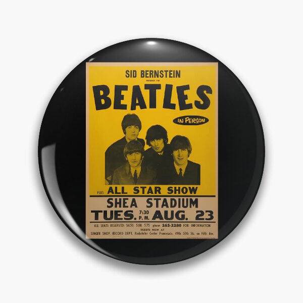 Item preview, The Beatles Shea Stadium Concert Yellow Poster designed and sold by SkylSchmidt.
