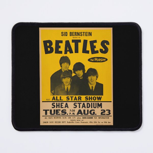 Item preview, The Beatles Shea Stadium Concert Yellow Poster designed and sold by SkylSchmidt.
