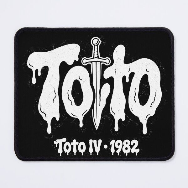 Item preview, Toto IV 1982 Melting Drip Vintage Synth Rock Tee Design designed and sold by JMS-Artvintage.