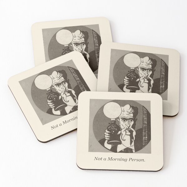 Item preview, Not a Morning Person — Vintage Dracula Vampire Tee designed and sold by Core-E.