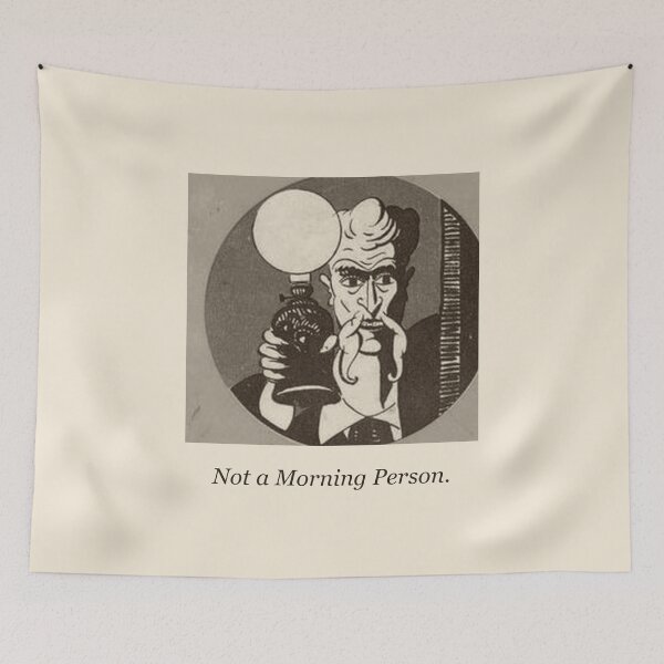 Item preview, Not a Morning Person — Vintage Dracula Vampire Tee designed and sold by Core-E.