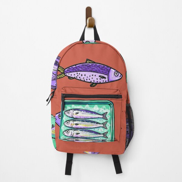 Item preview, Retro Kitchen Tinned Sardine Fish Illustration designed and sold by bosamji.