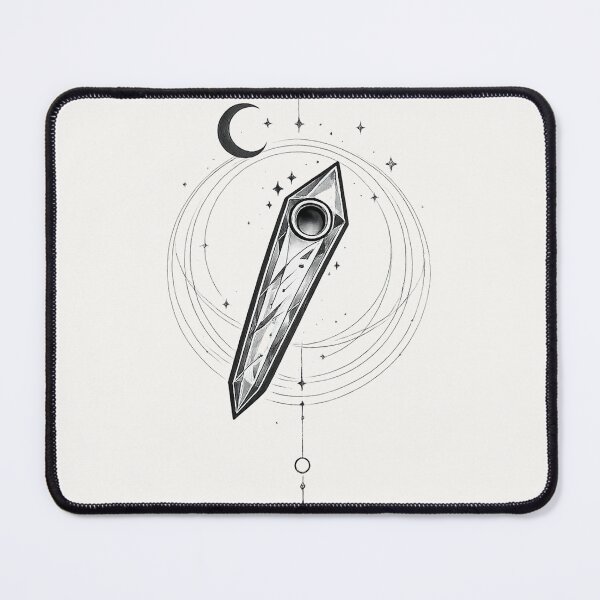 Item preview, Celestial Crystal Moon Halo Design designed and sold by StoneOak.