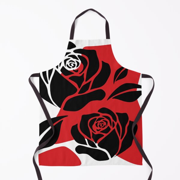 Item preview, Bold Black and Red Roses Abstract Floral Art designed and sold by Somdul.