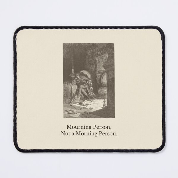 Item preview, Mourning Person, Not a Morning Person — Vintage Raven Tee designed and sold by Core-E.