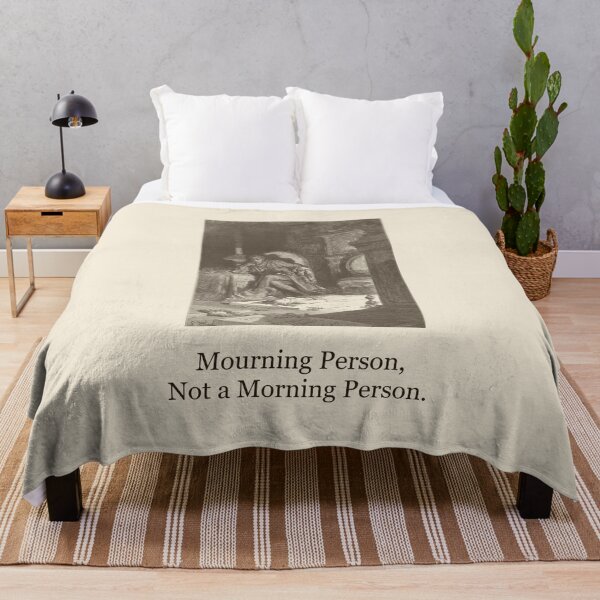 Item preview, Mourning Person, Not a Morning Person — Vintage Raven Tee designed and sold by Core-E.