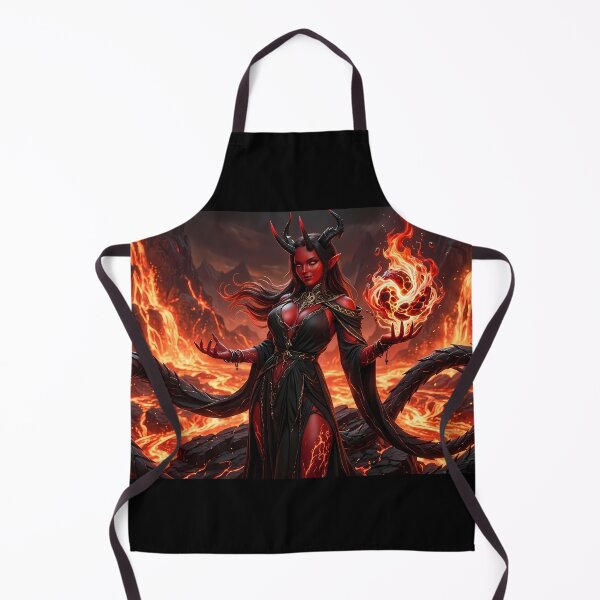 Item preview, Fiery Demon Queen Succubus Dark Fantasy designed and sold by GalleryBrisArt.