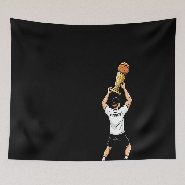 Item preview, Kawhi With the Trophy designed and sold by DeBrainstore.