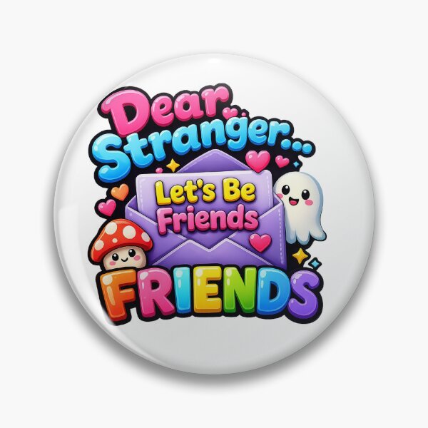 Item preview, Dear Stranger Let’s Be Friends – Cute Pen Pal Snail Mail Design designed and sold by alexcorporation.