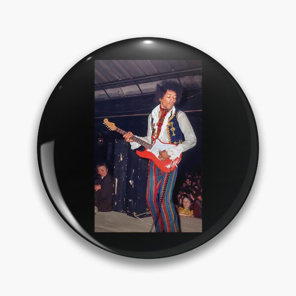 Item preview, Jimi Hendrix Live Stage Striped Pants designed and sold by PercivalHills.