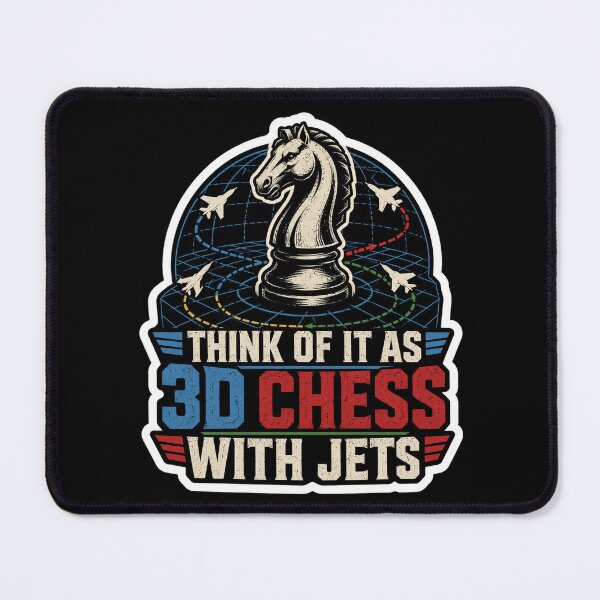 Item preview, Think Of It As 3D Chess With Jets Aviation Strategy And Chess designed and sold by ColeLaniTrading.