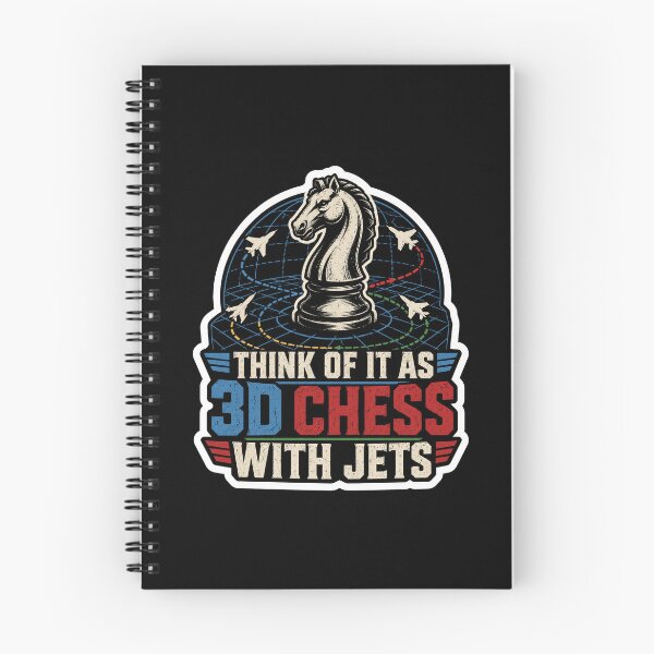 Item preview, Think Of It As 3D Chess With Jets Aviation Strategy And Chess designed and sold by ColeLaniTrading.