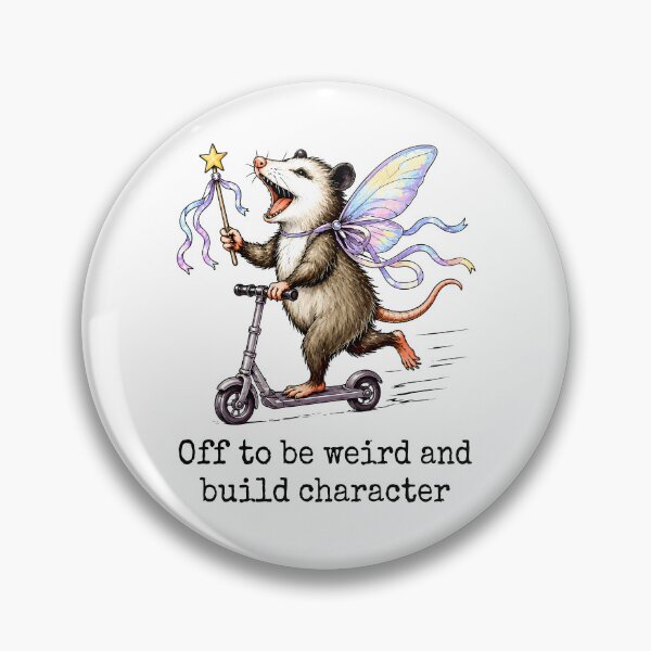 Item preview, Off To Be Weird And Build Character designed and sold by Rucrative5698.