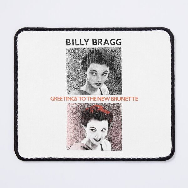 Item preview, Billy Bragg Greetings To The New Brunette Folk designed and sold by NorwMiller.