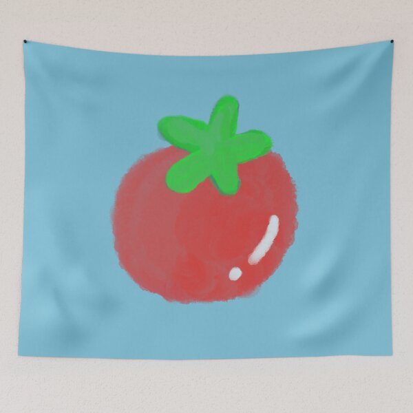 Item preview, Cute Red Tomato Hand Drawn Food Illustration designed and sold by STUDIO ZINN.