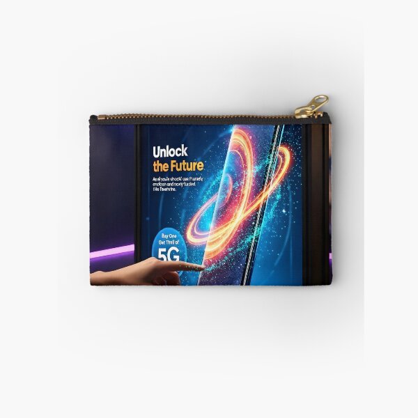Item preview, See The Unseen Futuristic Smartphone Poster: Motion Driven Tech Canvas designed and sold by Creative-RE.