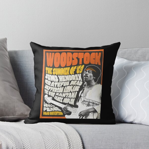 Item preview, Jimi Hendrix Woodstock Summer Of 69 Concert Poster designed and sold by PercivalHills.