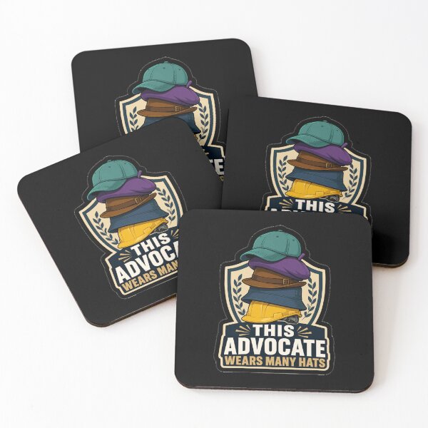 Item preview, This Advocate Wears Many Hats Legal Professional Multitasking Humor designed and sold by ColeLaniTrading.