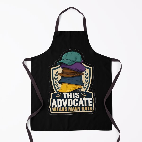 Item preview, This Advocate Wears Many Hats Legal Professional Multitasking Humor designed and sold by ColeLaniTrading.