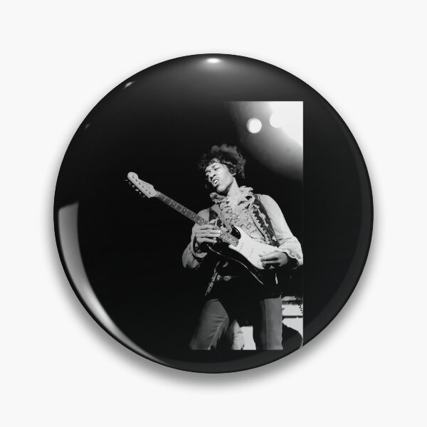 Item preview, Jimi Hendrix Performing Live Electric Guitar Monochrome designed and sold by DuaneHirthe.