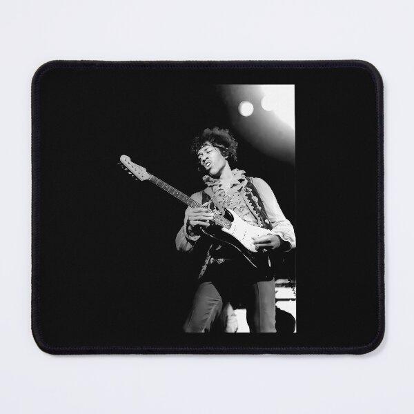 Item preview, Jimi Hendrix Performing Live Electric Guitar Monochrome designed and sold by DuaneHirthe.