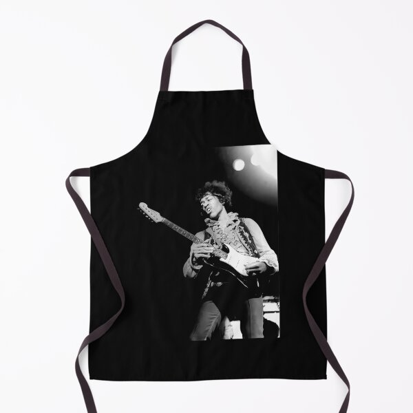 Item preview, Jimi Hendrix Performing Live Electric Guitar Monochrome designed and sold by DuaneHirthe.