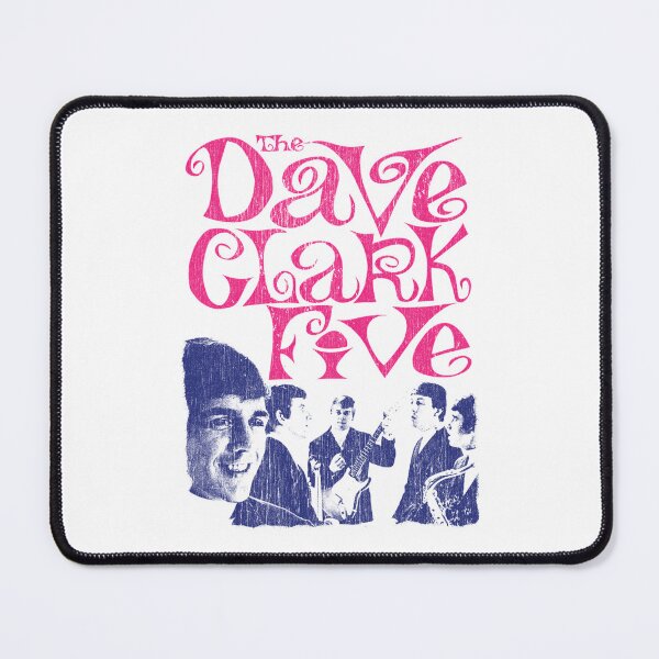Item preview, The Dave Clark Five Pink Typography Band designed and sold by DuaneHirthe.