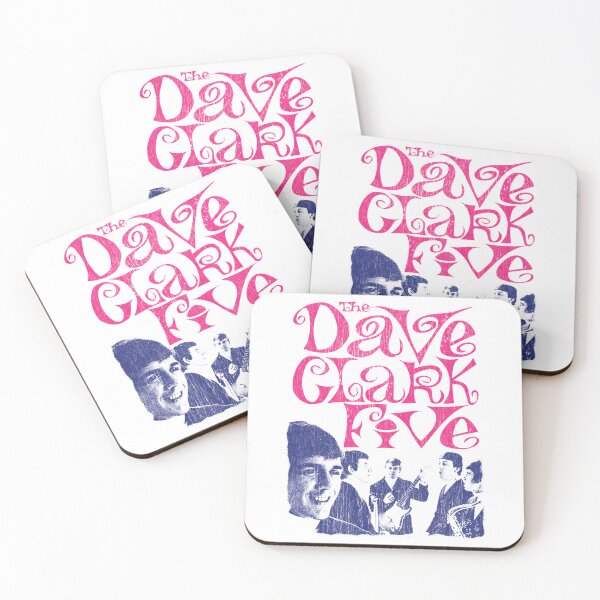 Item preview, The Dave Clark Five Pink Typography Band designed and sold by DuaneHirthe.