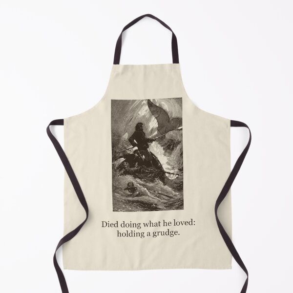 Item preview, Died Doing What He Loved: Holding a Grudge — Vintage Ahab Tee designed and sold by Core-E.