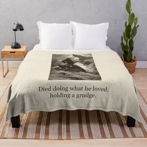 Item preview, Died Doing What He Loved: Holding a Grudge — Vintage Ahab Tee designed and sold by Core-E.