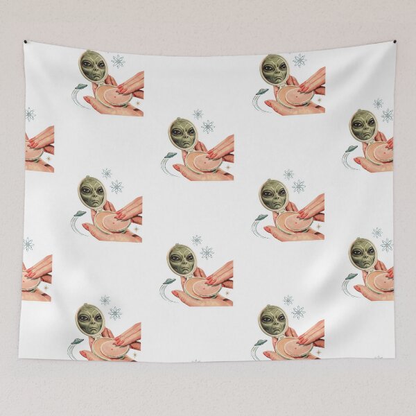 Item preview, intage Alien Makeup Retro Space Advertising designed and sold by DanniJordan.