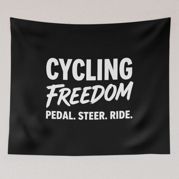 Item preview, Cycling Freedom Pedal Steer Ride Bicycle Adventure T-Shirt designed and sold by FestivityFinds.