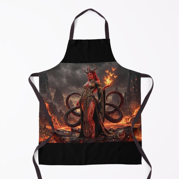 Item preview, Fiery Demon Queen Succubus Dark Fantasy designed and sold by GalleryBrisArt.