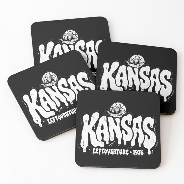 Item preview, Kansas Leftoverture 1976 Prog Rock Slime Logo Artwork designed and sold by JMS-Artvintage.