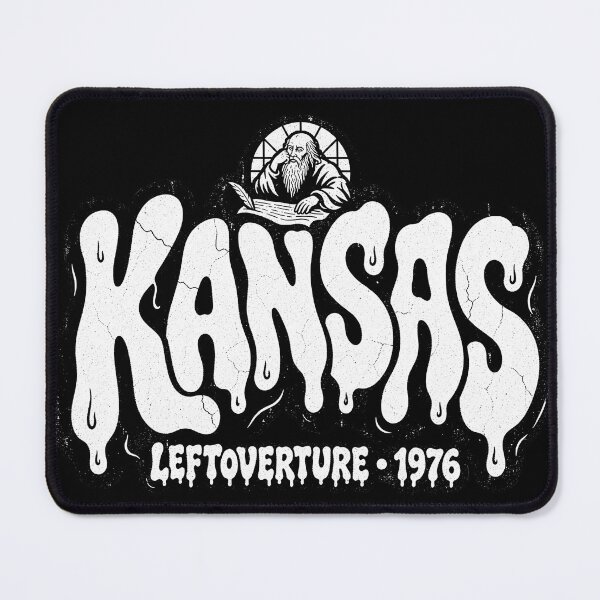 Item preview, Kansas Leftoverture 1976 Prog Rock Slime Logo Artwork designed and sold by JMS-Artvintage.