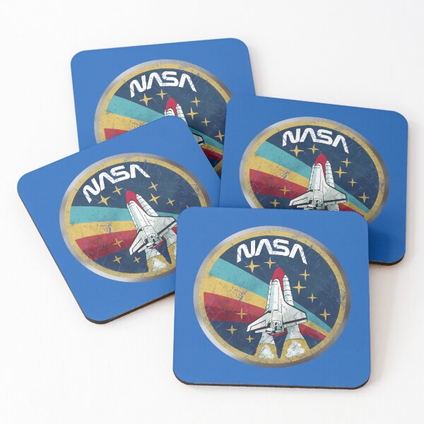 Item preview, Nasa Retro Vintage Logo With Metal Borde designed and sold by BrynleeBrigg.