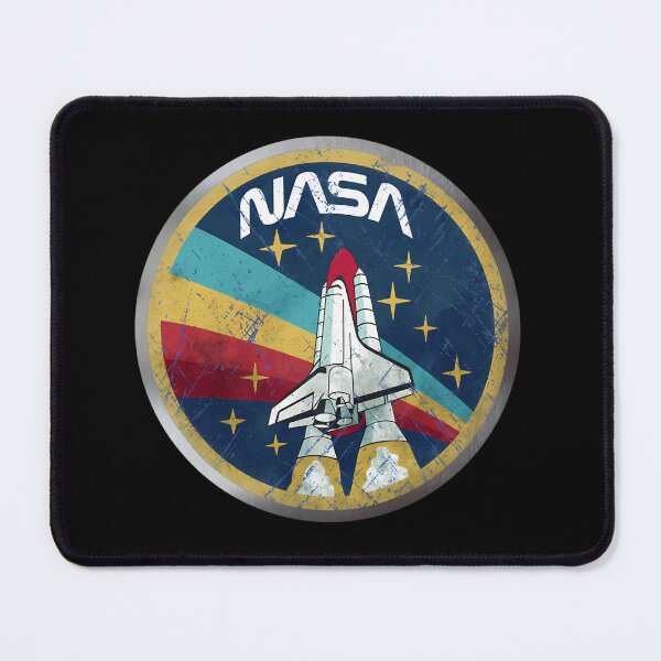 Item preview, Nasa Retro Vintage Logo With Metal Borde designed and sold by BrynleeBrigg.