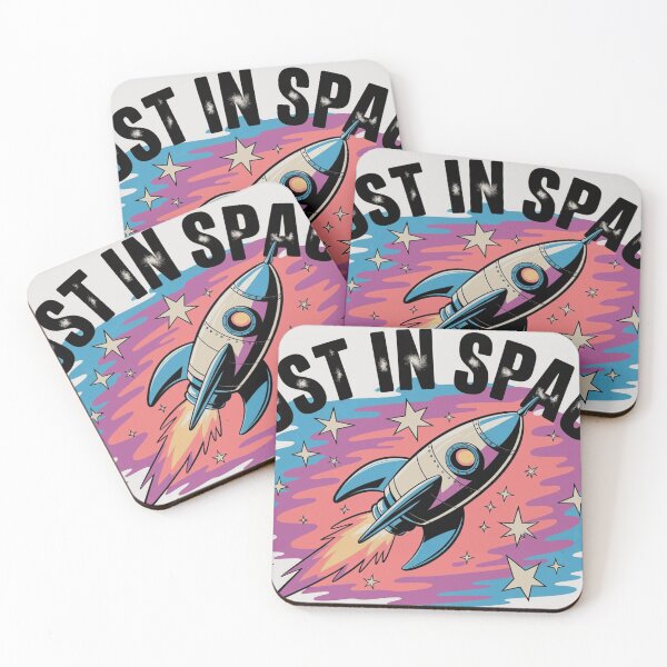 Item preview, Lost in Space Retro Rocket Graphic designed and sold by GrantHalvorsen.
