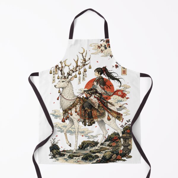 Item preview, The Rider of the Celestial Deer | Japanese Ukiyo-e Warrior Art designed and sold by Substance_life.