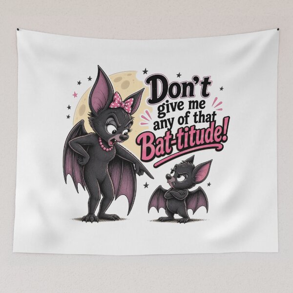 Item preview, Don't give me any of that Bat-titude! designed and sold by ThePlace2BeN.