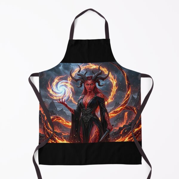 Item preview, Fiery Demon Queen Succubus Dark Fantasy designed and sold by GalleryBrisArt.