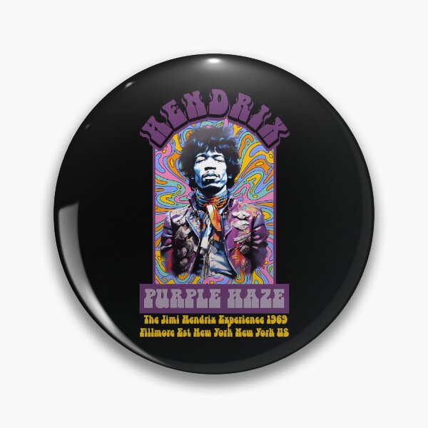 Item preview, Jimi Hendrix Purple Haze Fillmore East 1969 Poster designed and sold by PansySenger.