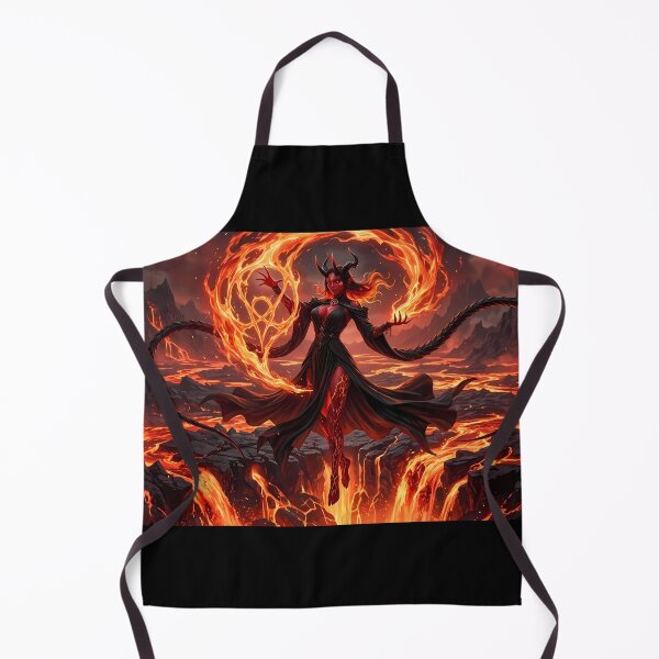 Item preview, Fiery Demon Queen Succubus Dark Fantasy designed and sold by GalleryBrisArt.