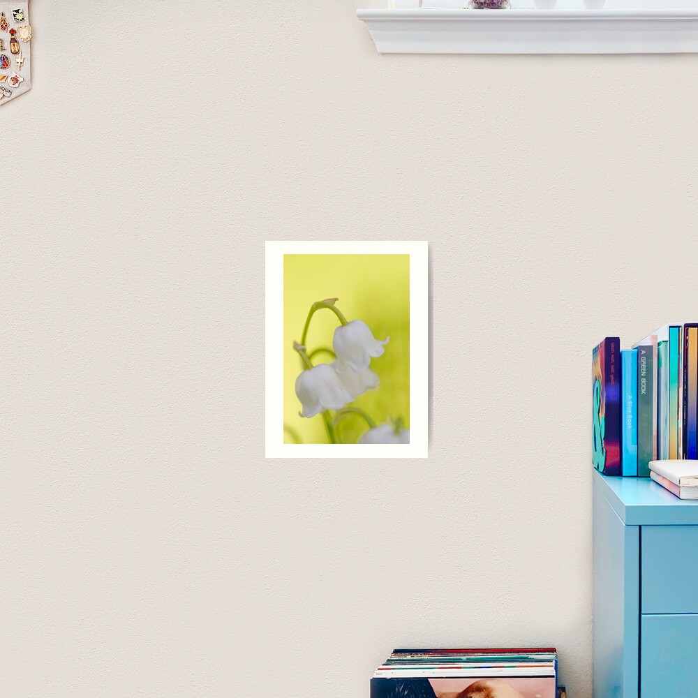 Lily of the valley closeup Art Print