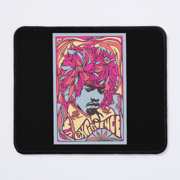 Item preview, Jimi Hendrix Experience Floral Afro Psychedelic Poster designed and sold by PansySenger.