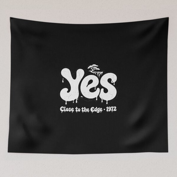 Item preview, Yes Close to the Edge 1972 Psychedelic Slime Typography designed and sold by JMS-Artvintage.