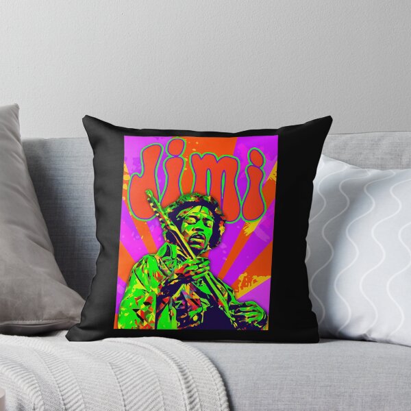 Item preview, Jimi Hendrix Green Sunburst Live Poster designed and sold by PansySenger.