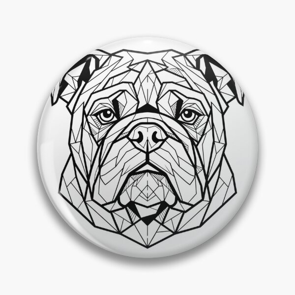 Item preview, Geometric Bulldog design T-shirt friendly designed and sold by ImagenImages.