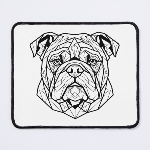 Item preview, Geometric Bulldog design T-shirt friendly designed and sold by ImagenImages.