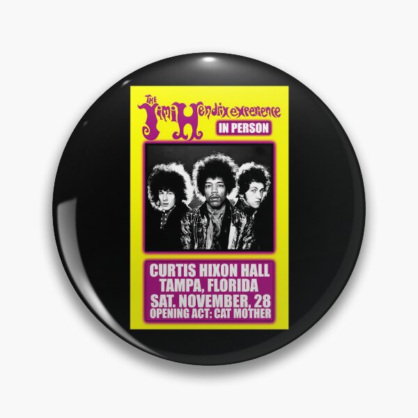 Item preview, Jimi Hendrix Experience Curtis Hixon Hall Tampa Poster designed and sold by PansySenger.
